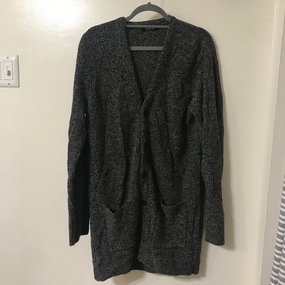 Oversized Marled Cardigan